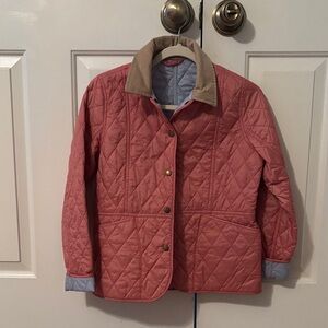 Barbour XL Quilted Dusty Rose Kids Jacket